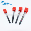 BFL Changzhou End Mill Bits de fresadora de corte recto de carburo sólido de 1 flauta